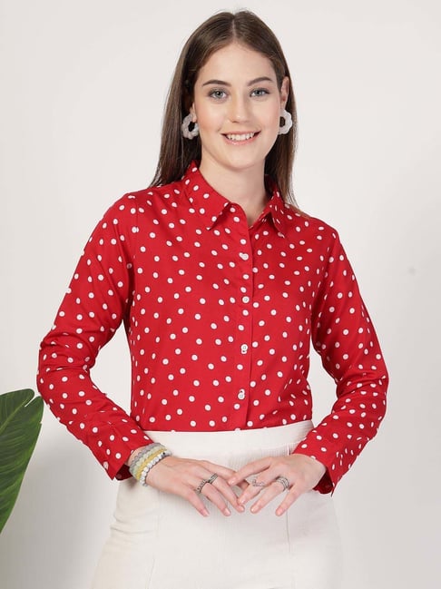 Style Quotient Red Printed Formal Shirt-picture-42