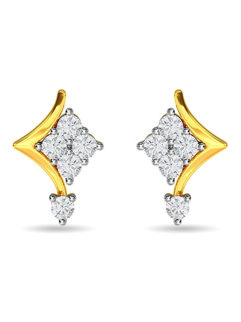 Kisna Diamond & Gold Jewellery 14k (585) Gold Marvey Earring