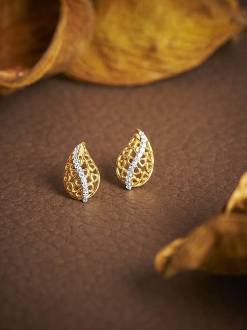 Kisna Diamond & Gold Jewellery 18k (750) Gold Enticing Diamond Earring
