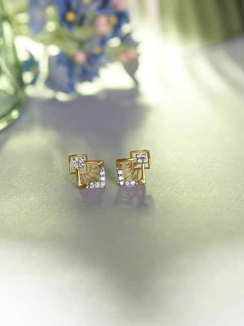 Kisna Diamond & Gold Jewellery 14k (585) Gold Morven Earring