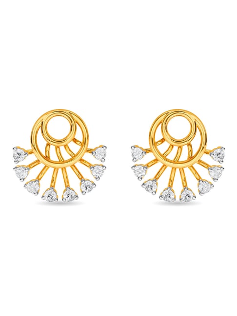 Kisna Diamond & Gold Jewellery 14k (585) Gold Nazea Earring