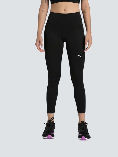 Puma Black Slim Fit Sports Tights-picture-40
