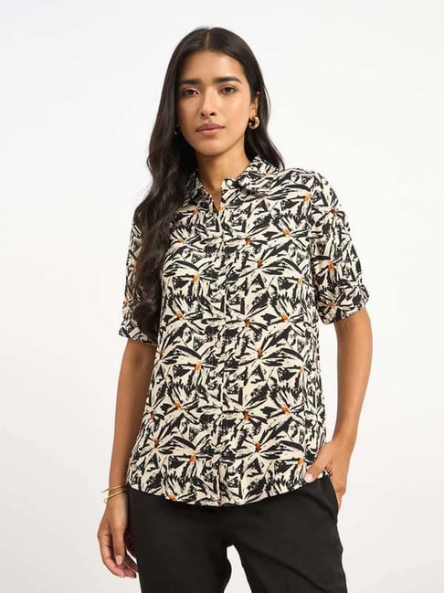 SALT Attire Multicolored Printed Casual Shirt-picture-18