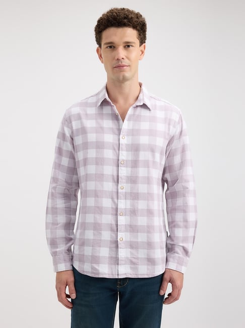 Pepe Jeans Purple Regular fit Checks Shirt-picture-17