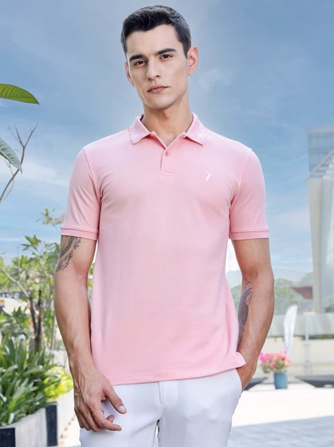 Thomas Scott Pink Cotton Regular Fit T-Shirt-picture-16