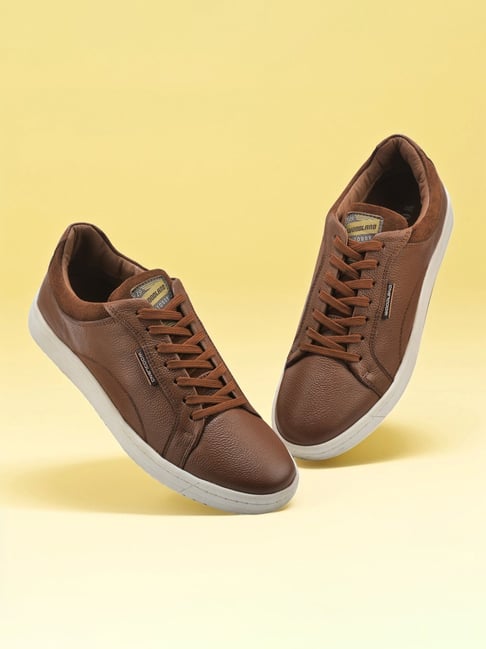 Woodland Men's Tan Casual Sneaker-picture-22