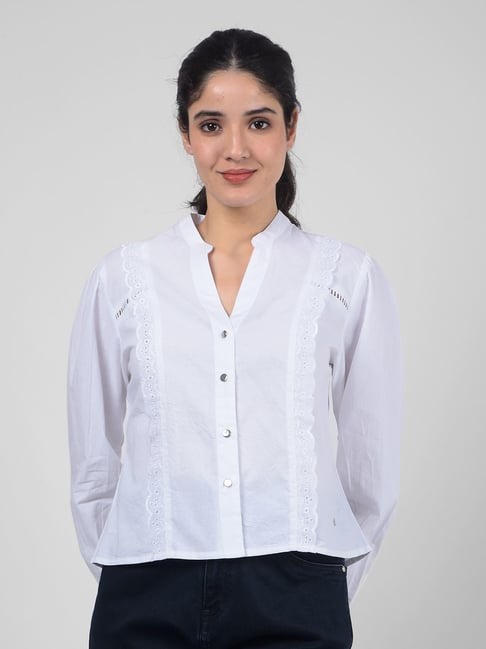 Numero Uno White Cotton Regular Fit Shirt-picture-28