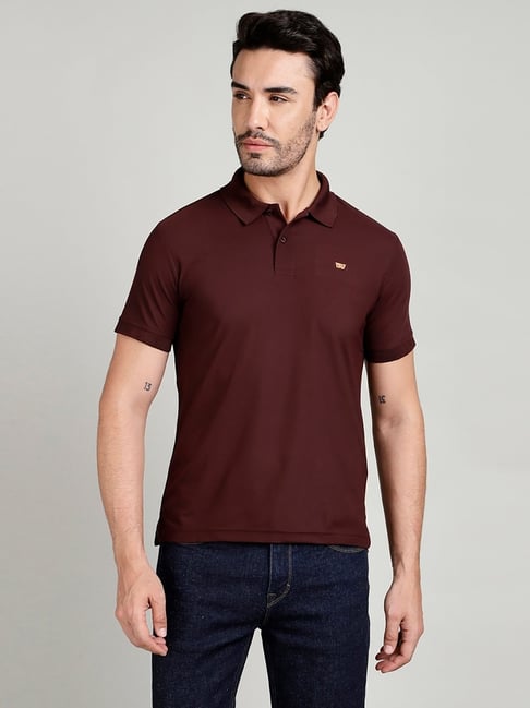 Royal Enfield Brown Solid Short Sleeves T-Shirt-picture-12