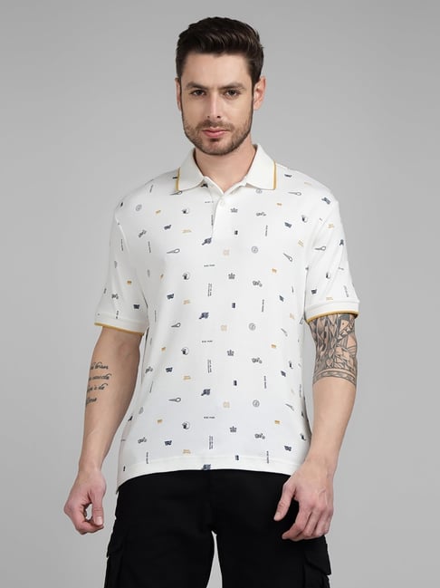 Royal Enfield White Solid Short Sleeves T-Shirt-picture-10