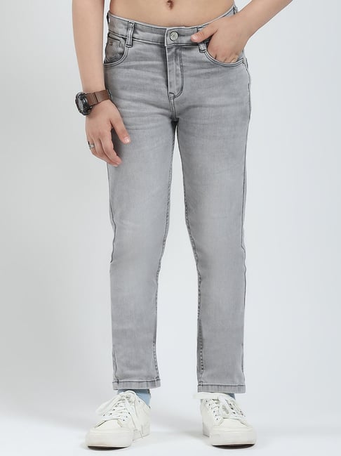 Monte Carlo Boys Grey Jeans - Main Image