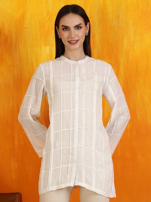 W White Solid Shirt-picture-35