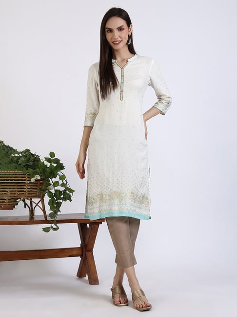 Aurelia White Printed Kurta-picture-39