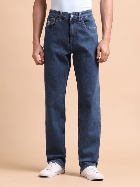 Polo Denim blue Solid Jeans
