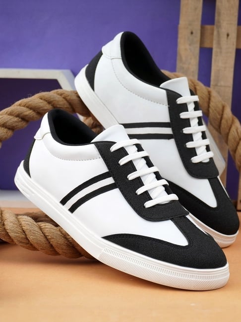 hoversoul Hoversole Men's Cosmo Black On White Sneakers-picture-18