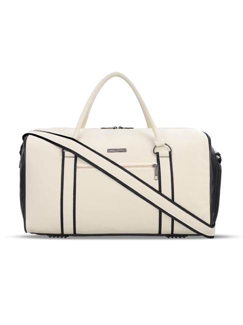 LAVIE SPORT Pilot Black & Off White Medium Duffle Bag-picture-33
