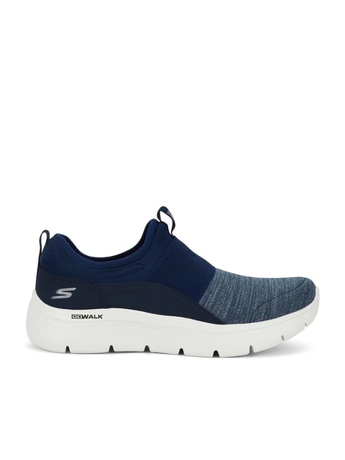 Skechers Women's GO WALK FLEX Navy White Walking Shoes
