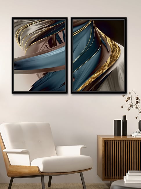 Art Street Multi Canvas Tela Plumas De Luxo Wall Art - Set of 2-picture-28