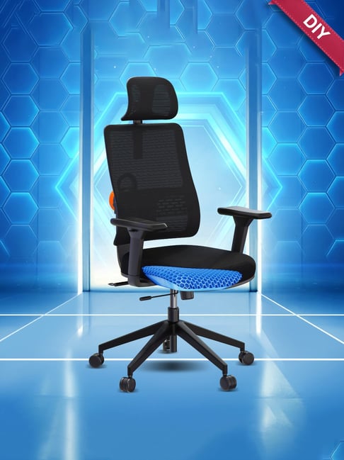 Buy The Sleep Company Black Fiber Flex Ergonomic Office Chair at