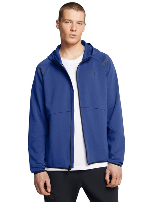 Under Armour Blue Regular Fit Sports Hoodie-picture-35