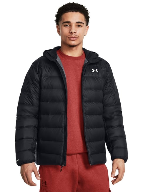 Under Armour Black Regular Fit Quilted Sports Hoodie