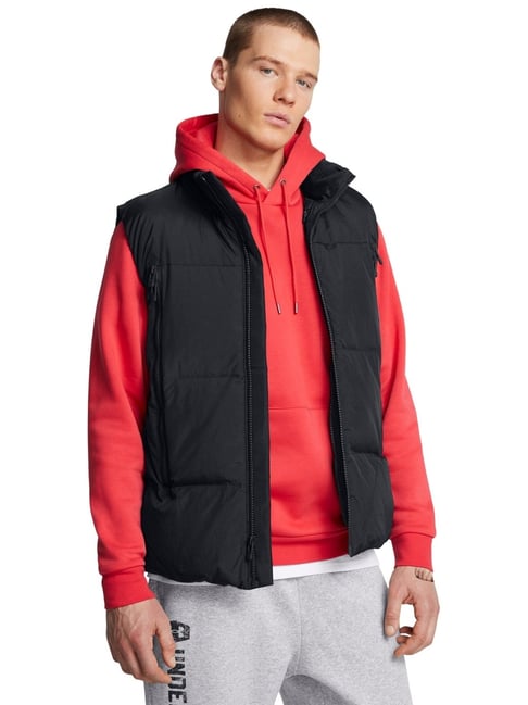 Under Armour Black Regular Fit Quilted Sports Jacket-picture-15
