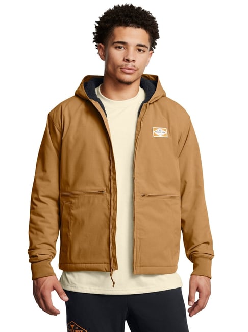 Under Armour Yellow Regular Fit Printed Sports Hoodie-picture-12