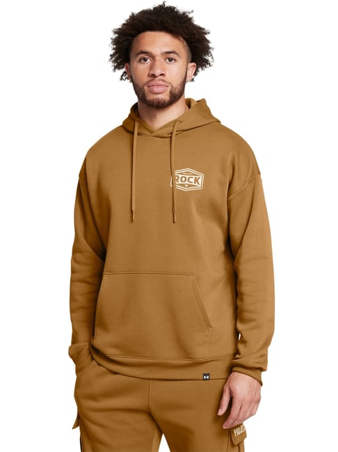 Under Armour Yellow Regular Fit Printed Sports Hoodie-picture-41