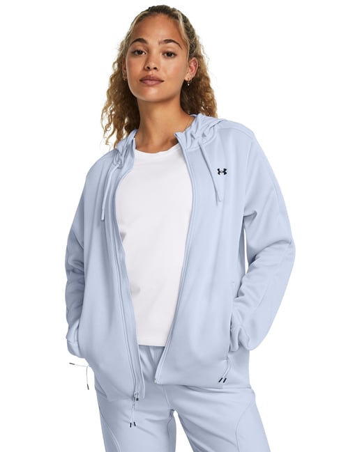 Under Armour Blue Regular Fit Sports Hoodie-picture-22