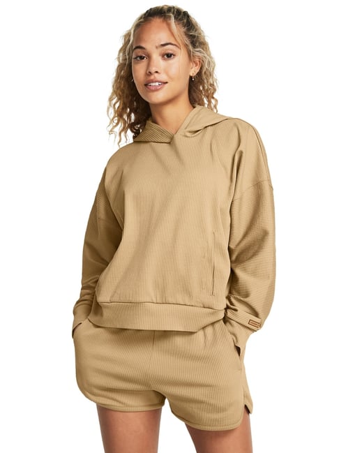 Under Armour Brown Regular Fit Sports Hoodie