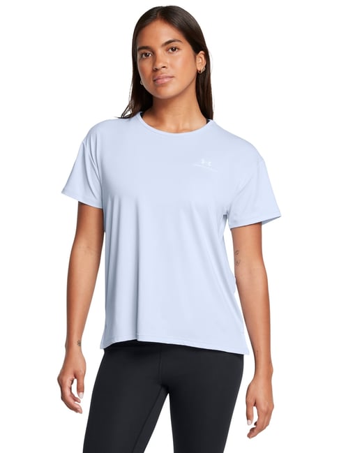 Under Armour Blue Regular Fit Sports T-Shirt-picture-43