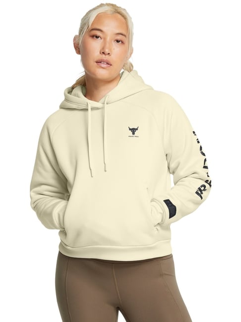Under Armour Brown Regular Fit Printed Sports Hoodie
