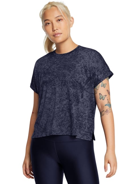 Under Armour Blue Regular Fit Sports T-Shirt-picture-30