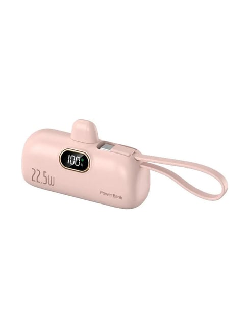 Onelife Voltgo 5000 mAh 22.5 W Nano Pocket Size Pink Power Bank