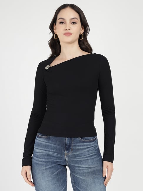 Guess Black Fashion Regular Fit Top-picture-48
