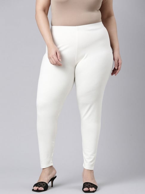 go colors! Go Colors White Solid Leggings-picture-24