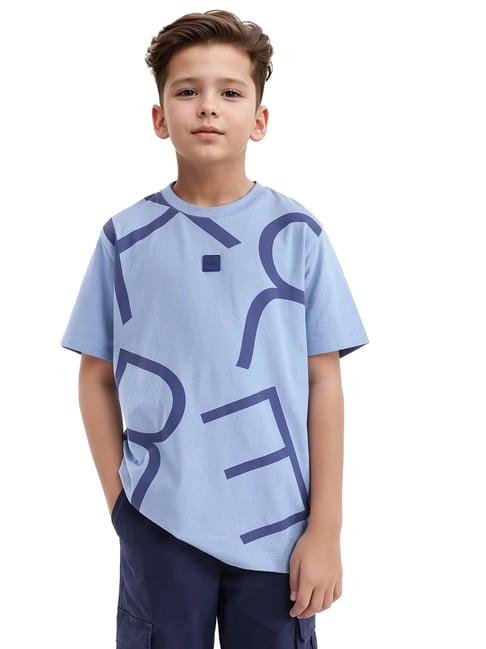 Rare Ones Boys Blue Cotton Printed T-Shirt-picture-18