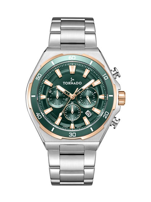 Buy TORNADO T24104-KBSHK Stellar X Chronograph Watch for Men at