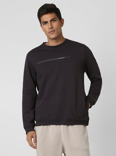 Van Heusen Purple Regular Fit Sweatshirt-picture-20