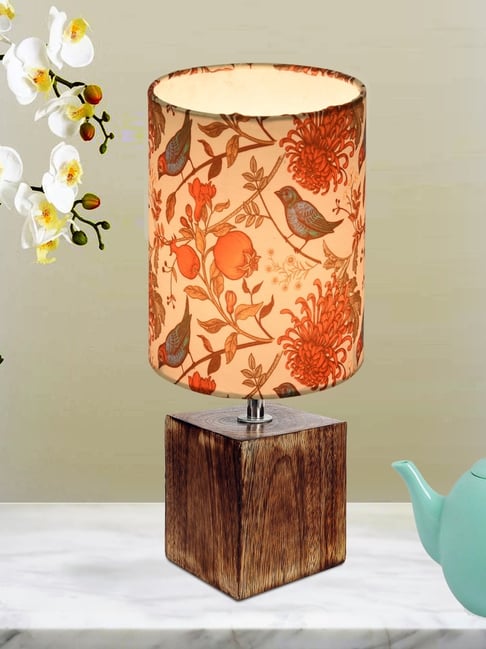 Homesake Red Wood Table Lamp-picture-13