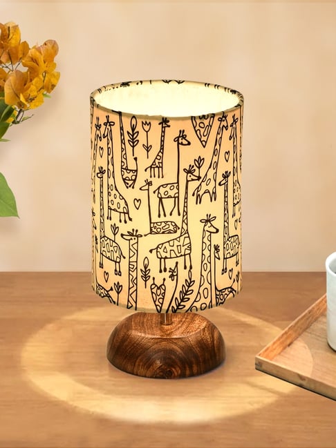 Homesake Yellow Wood Table Lamp-picture-44