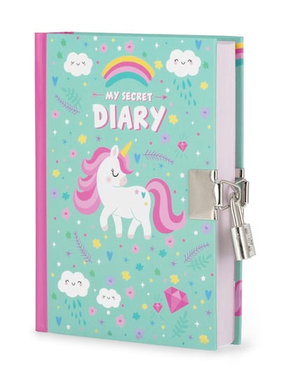 Crossword Secret Diary With Padlock - My Secret Diary - Unicorn