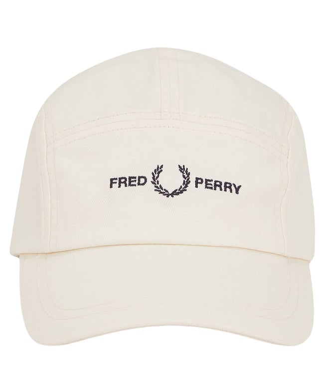 ◆FRED PERRY◆ Washed Twill Cap Ecru CFPU2417718560 CFPU2417 Buy Fred Perry Ecru Perry Twil Baseball Cap for Men Online