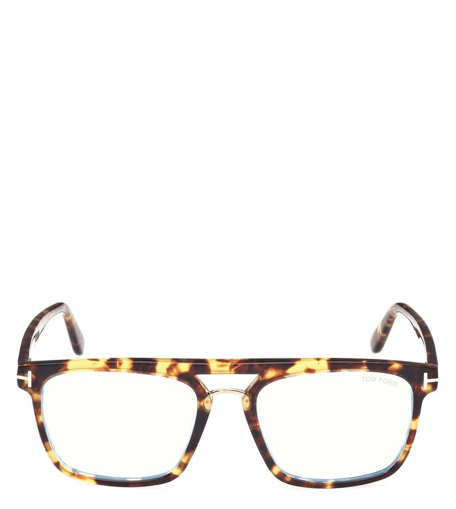 Tom Ford Brown Aviator Eye Frame for Men FT5942-B 54 053