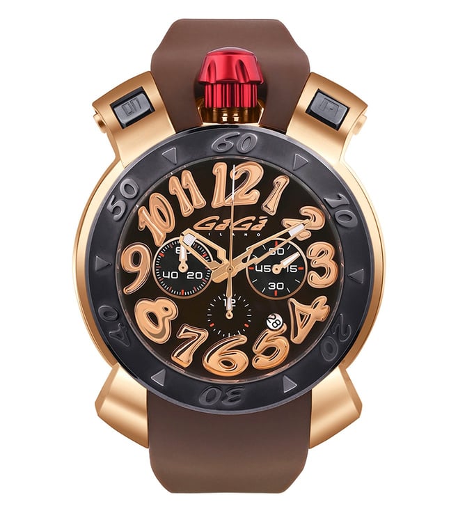 Buy GAGA Milano Quartz Chronograph Swiss Made Unisex 48 mm