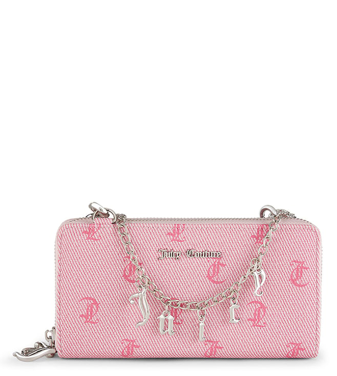 ※ちーちゃん様！Juicy Couture ピンク ハンドバッグ ミニ財布付き Juicy Couture Pink Siena Textured Cross Body Bag (GWP)