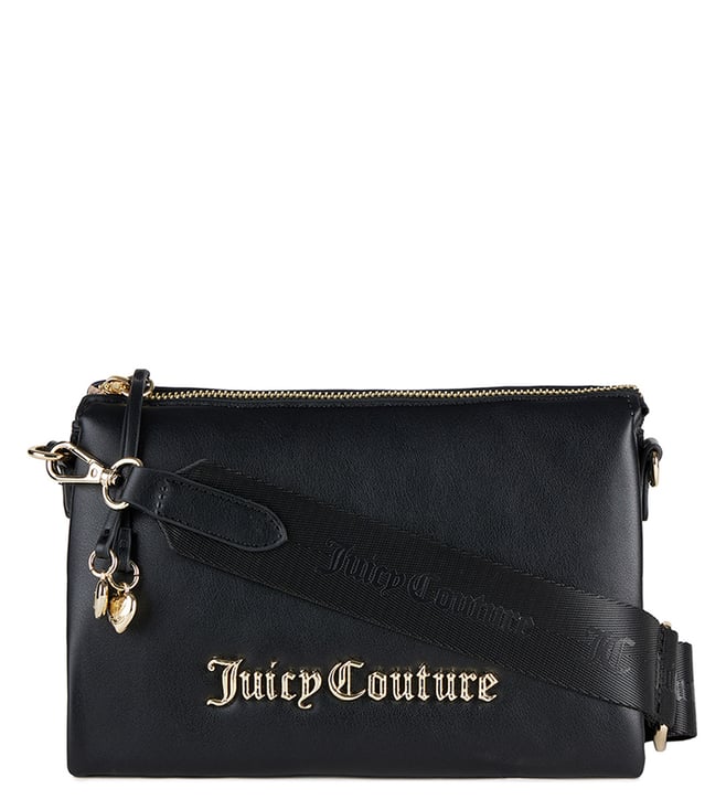 Juicy Couture Black Romana Cross Body Bag