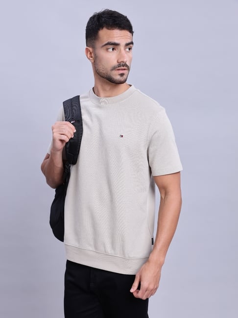 Tommy Hilfiger Beige Lyocell T-Shirt