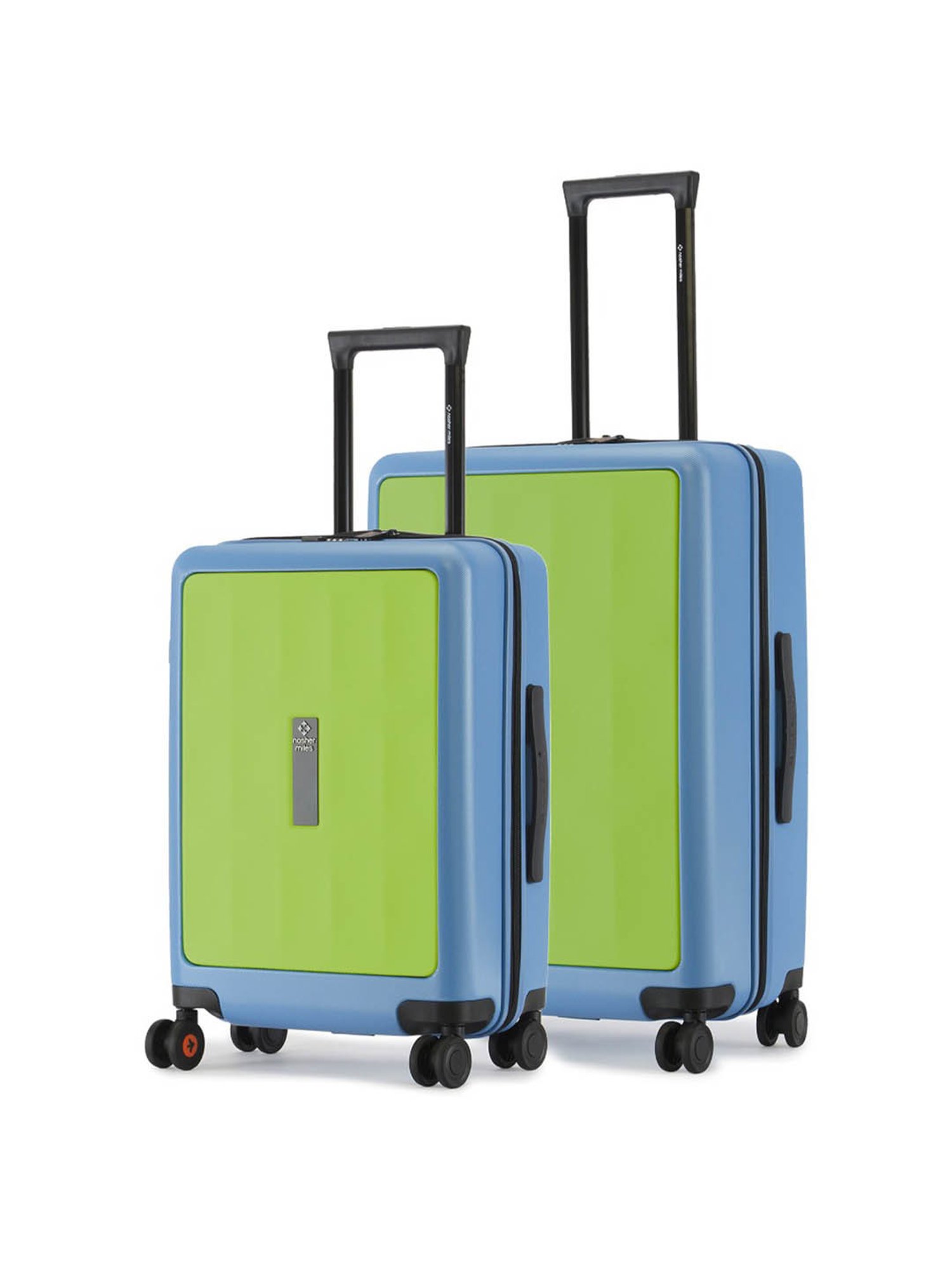 Nasher Miles Zanzibar Green & Blue 8 Wheels Medium Hard Cabin