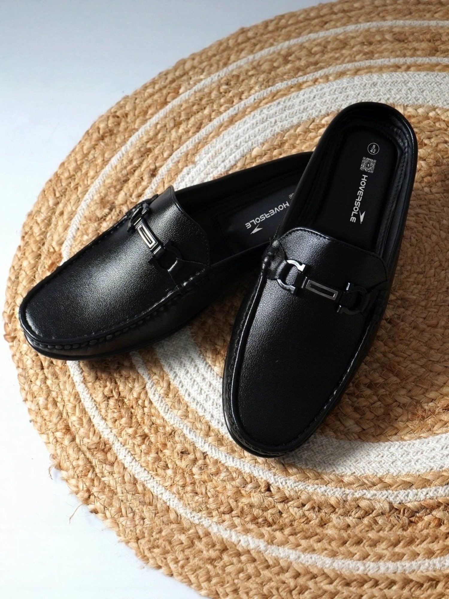 靴 Buckle-strap Mule Loafer BARRACA - Men's Buckle-strap Mule Loafer – Hereu Studio