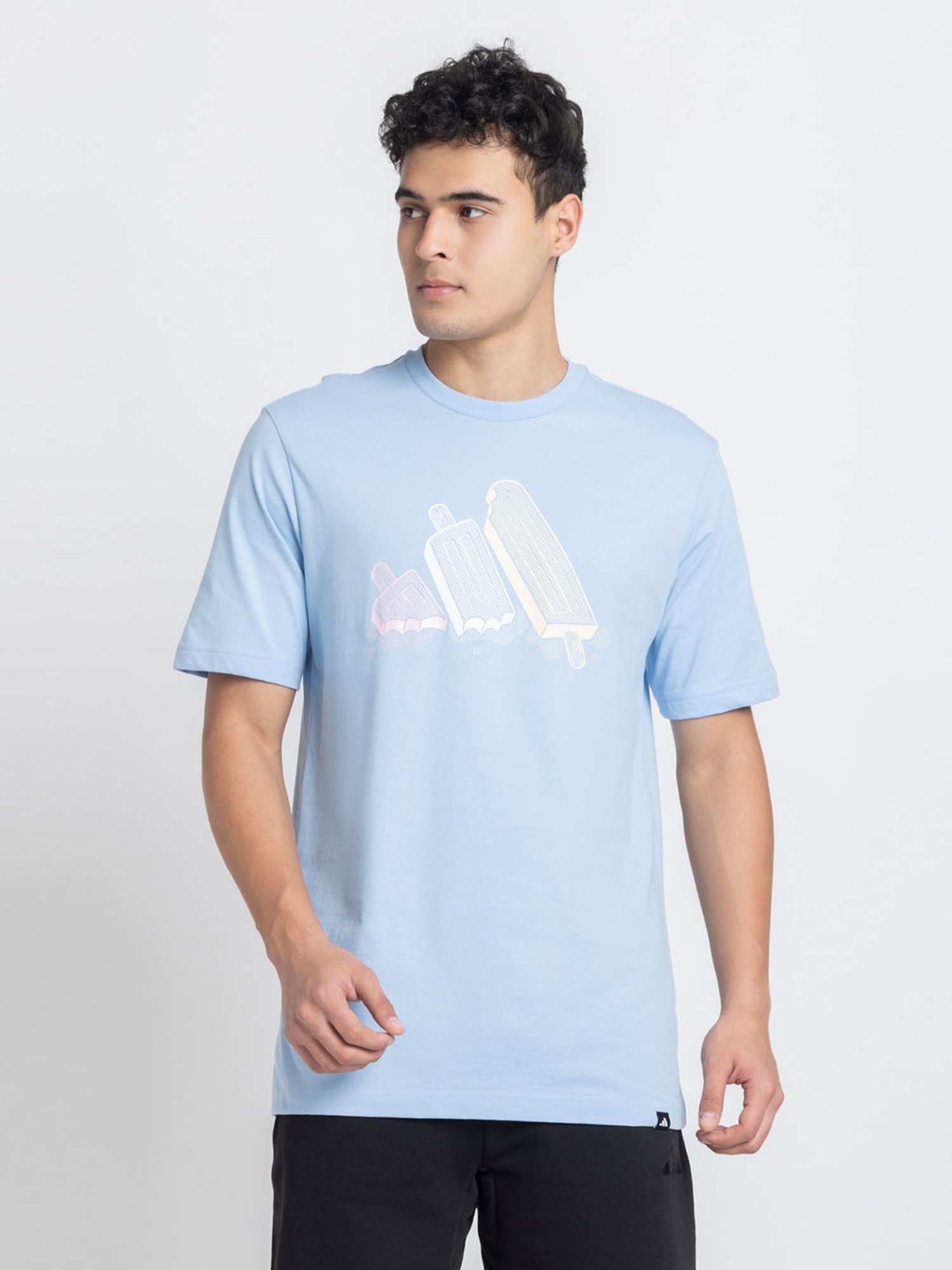 Buy adidas Blue M L ICE T-Shirt Online @ Tata CLiQ Luxury